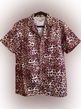Leopard Print Button-down
